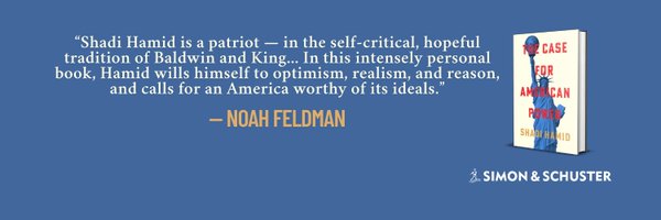 shadihamid Profile Banner