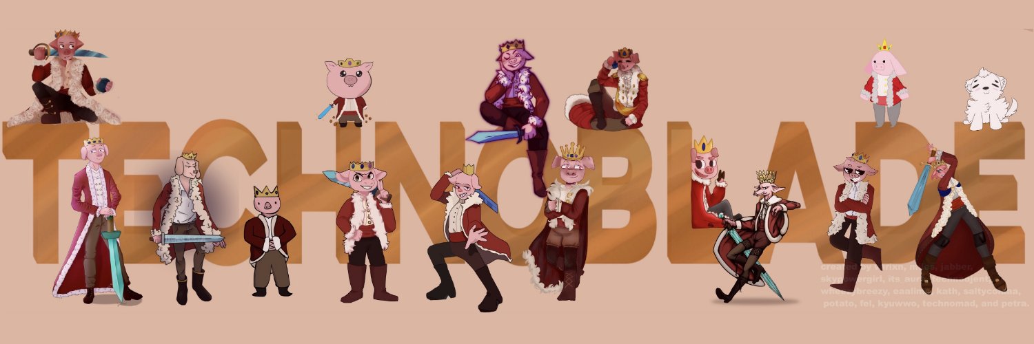 Technoblade's banner