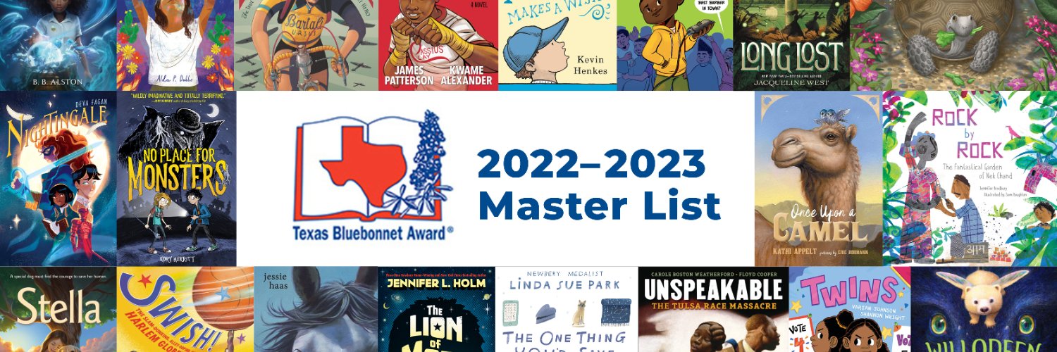 TX Bluebonnet Award banner