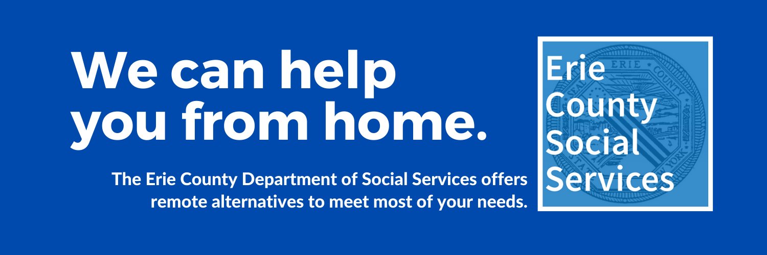 Erie County Department of Social Services banner