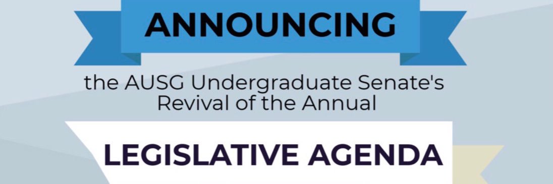 AUSG Senate banner