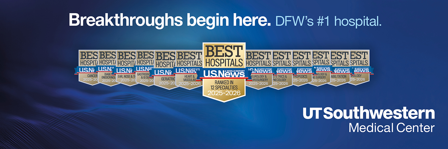 UT Southwestern Medical Center banner