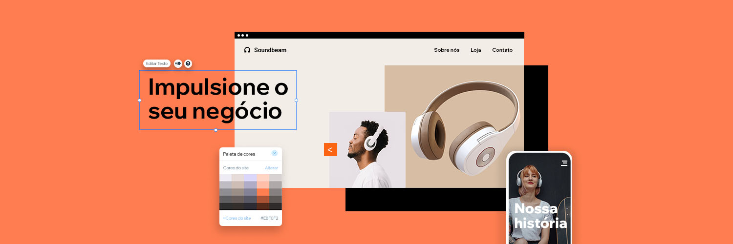 Wix em Português banner