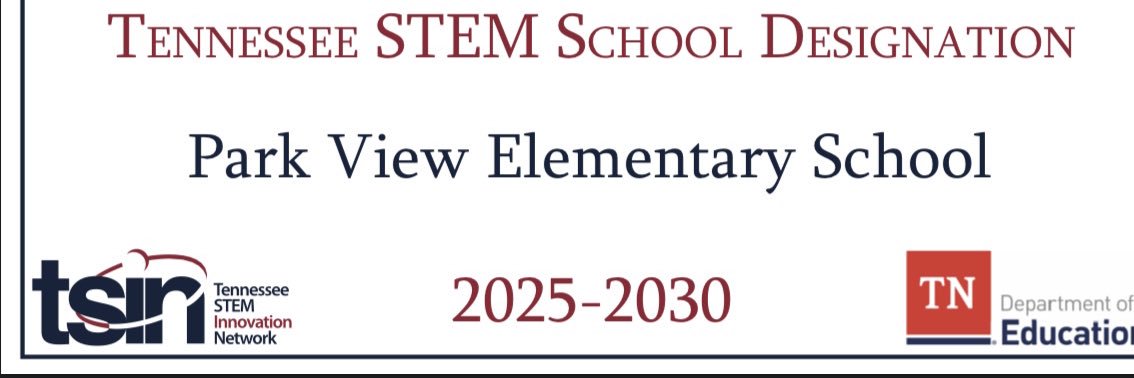 Park View Elementary banner