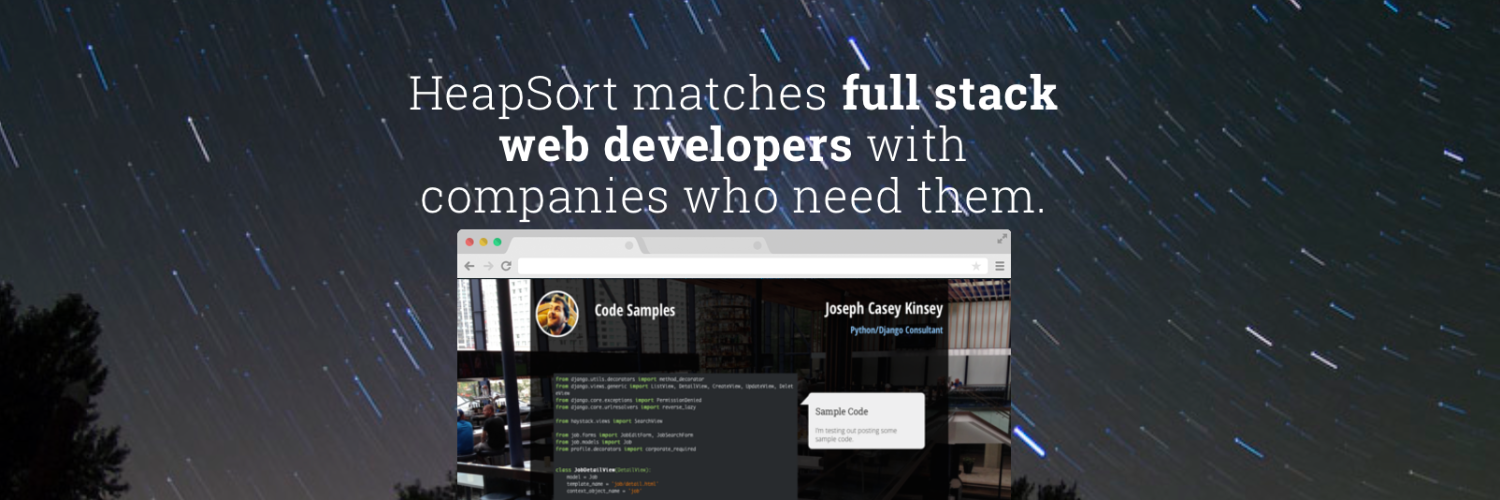 HeapSortApp's profile banner image