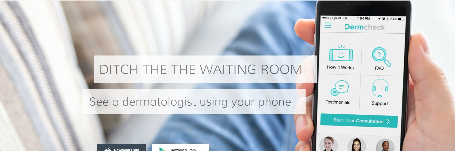DermCheck App banner