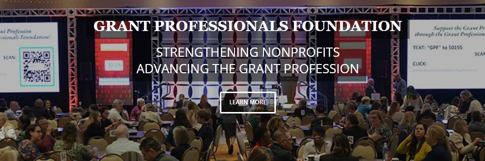 Grant Professionals Foundation banner