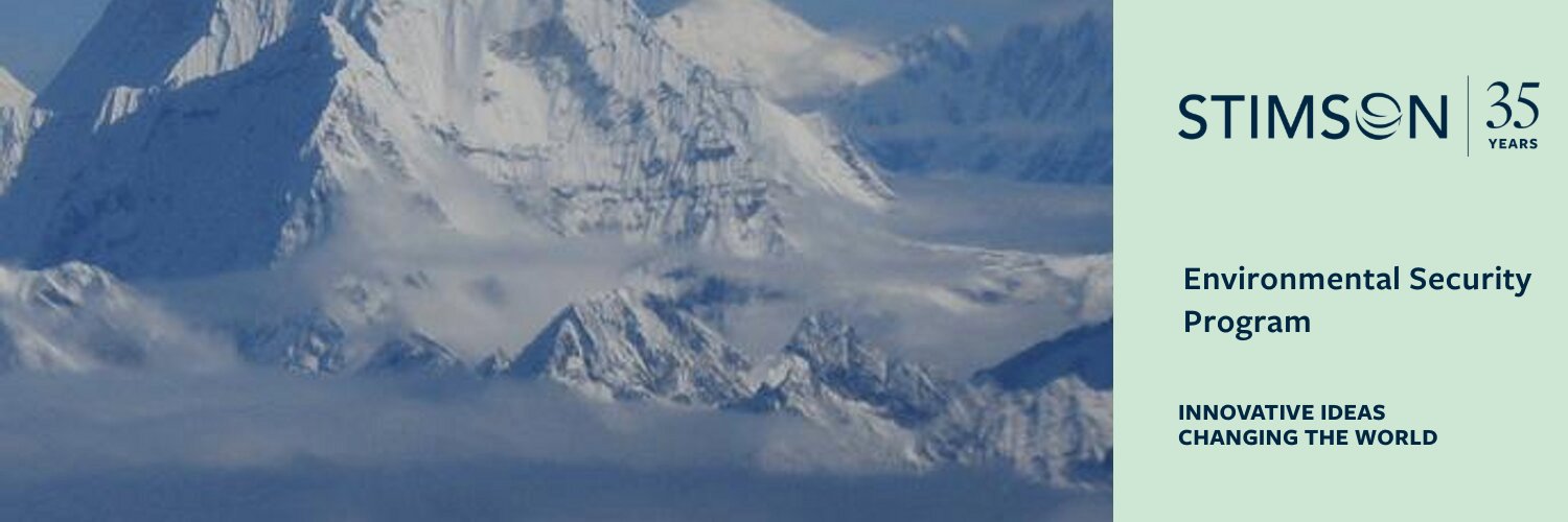 Stimson Environmental Security banner