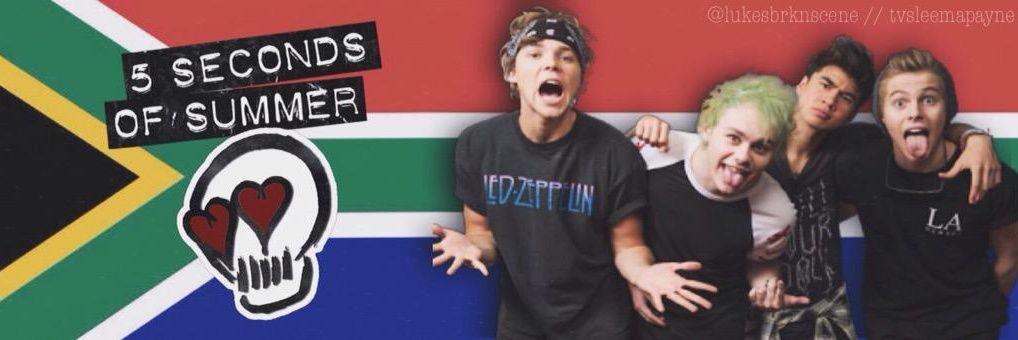 5SOS South Africa banner