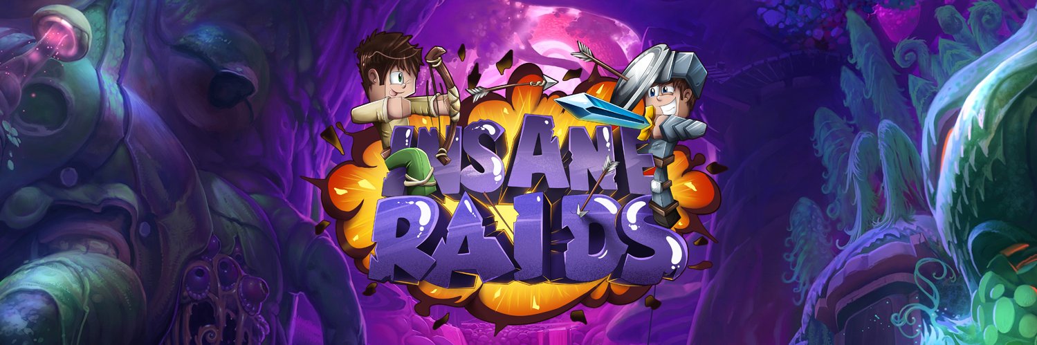 InsaneRaids Server banner