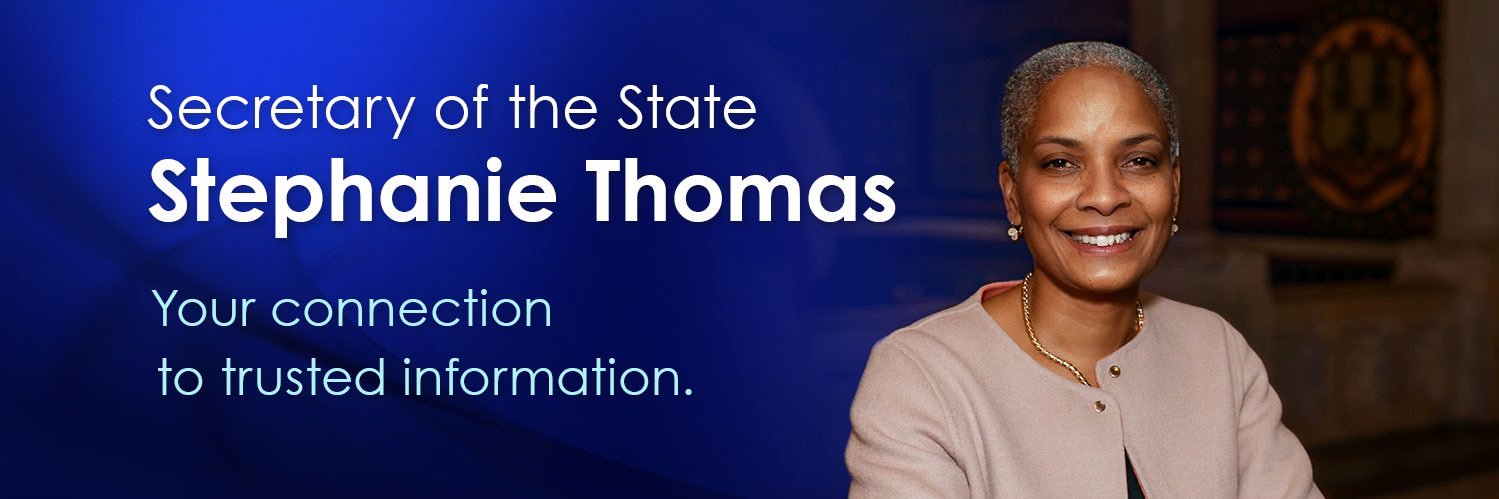 Office of the Connecticut Secretary of the State banner
