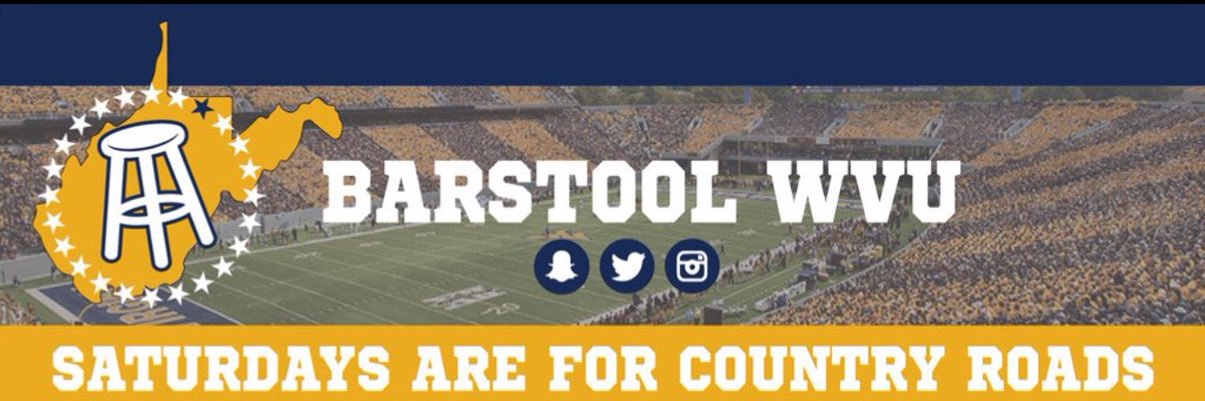 WVU Barstool banner