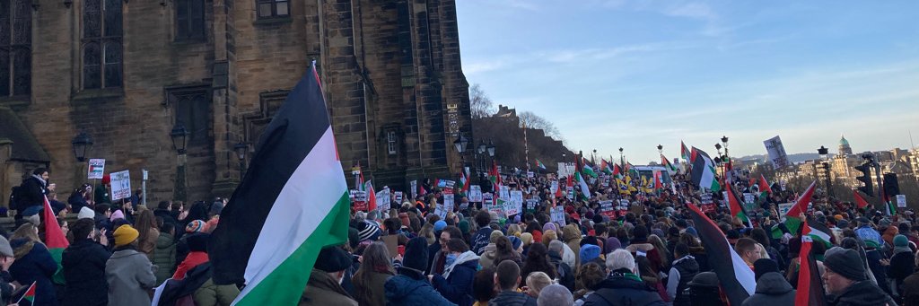 Socialist Workers Party Edinburgh banner