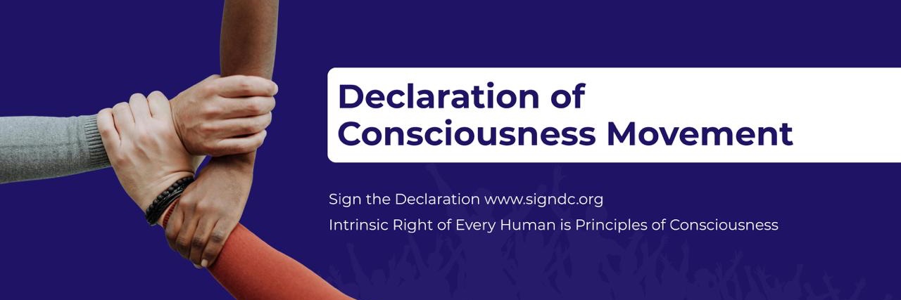 DOCM - Declaration of Consciousness Movement banner
