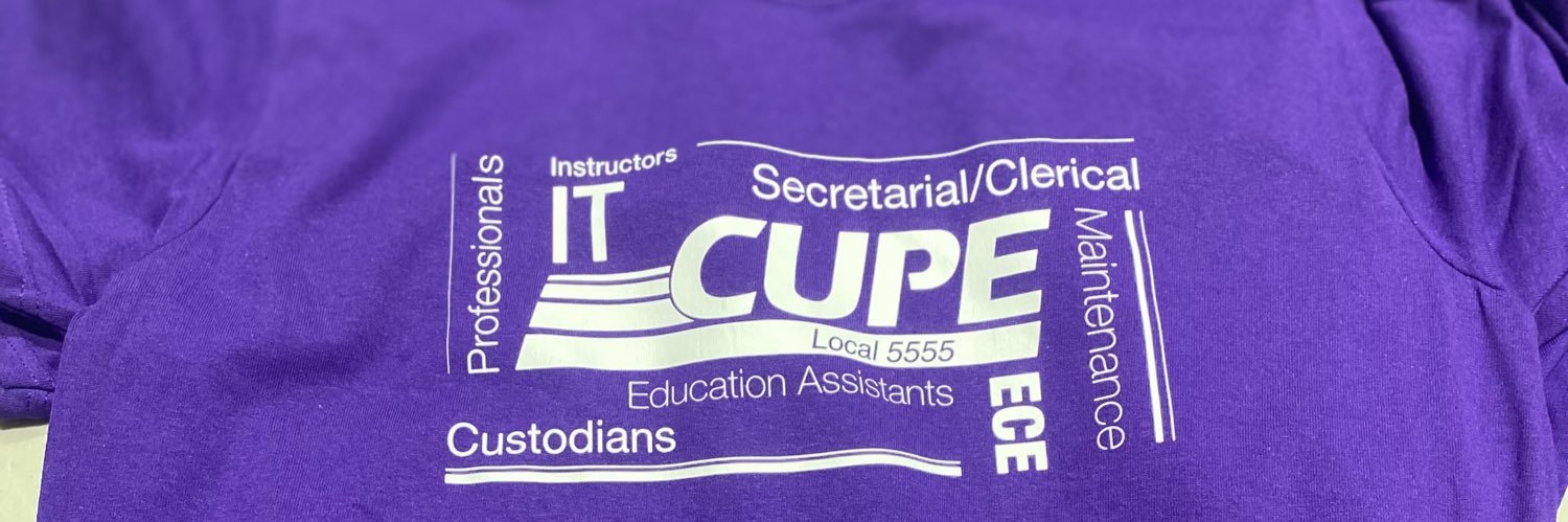 CUPE Local 5555 banner