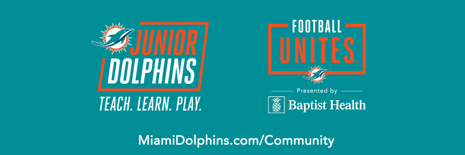 Miami Dolphins Foundation & Community Relations banner