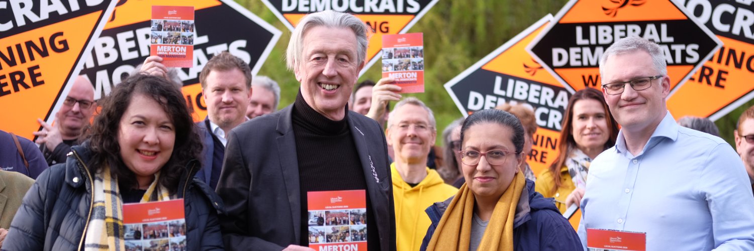 Wimbledon & Merton Lib Dems🔶 banner