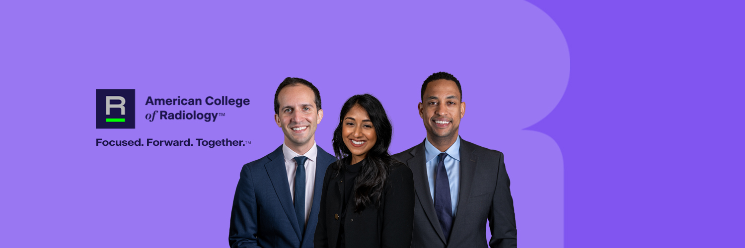 American College of Radiology's banner