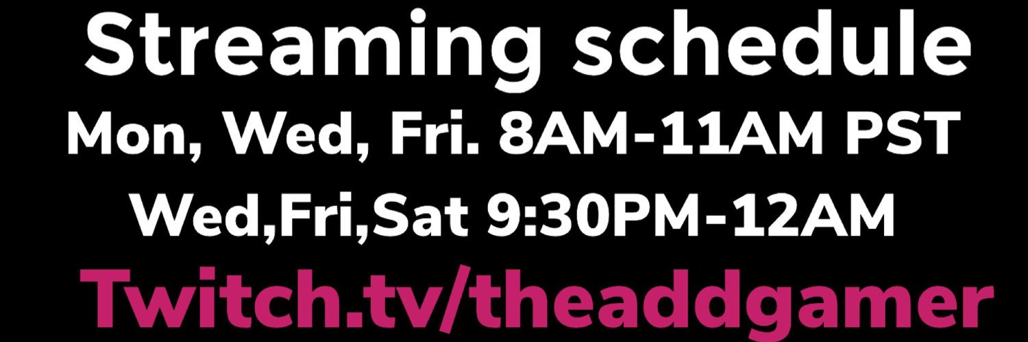 theADDgamer's profile banner image