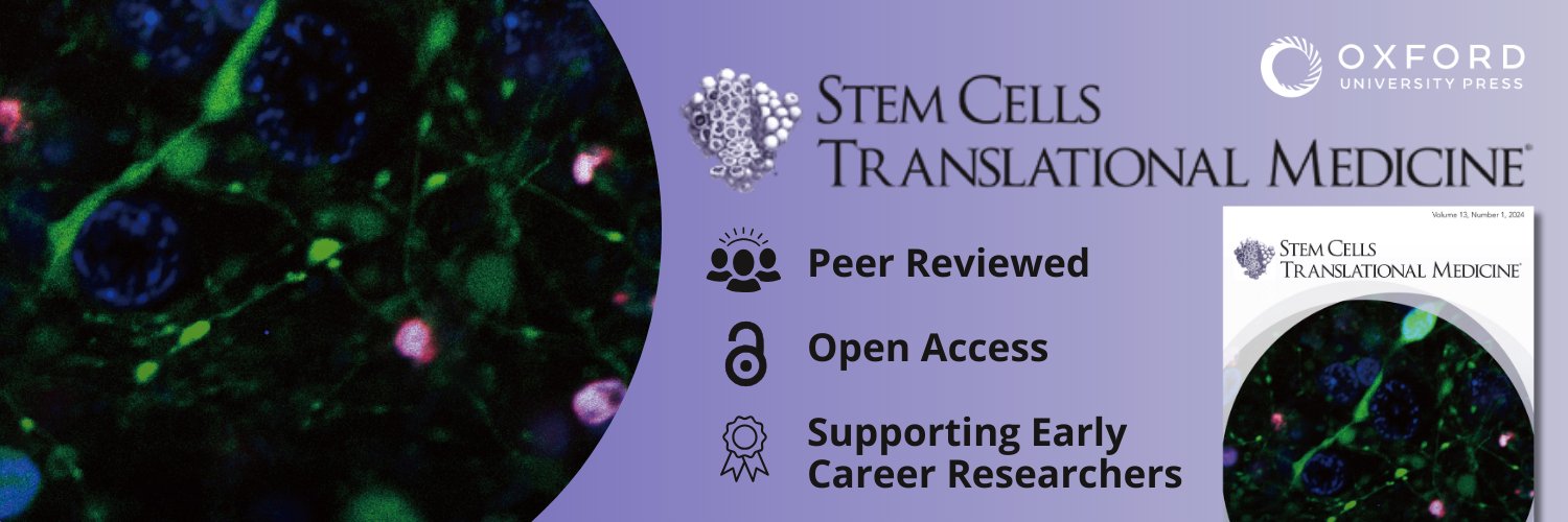 STEM CELLS Translational Medicine banner
