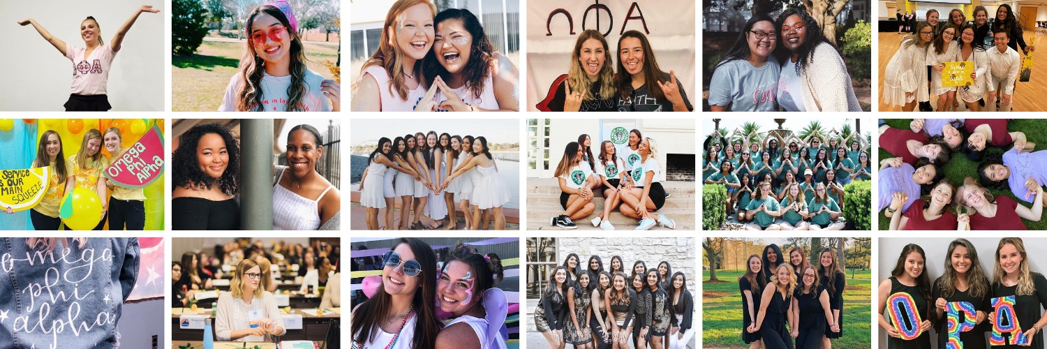 Omega Phi Alpha banner