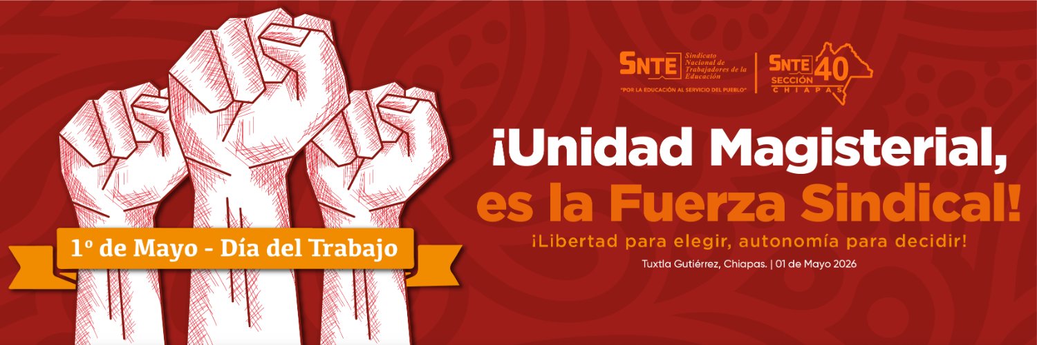 SNTE Sección 40 banner