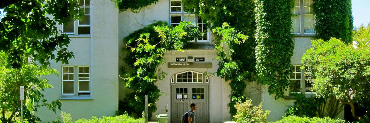 UBC Math Department banner