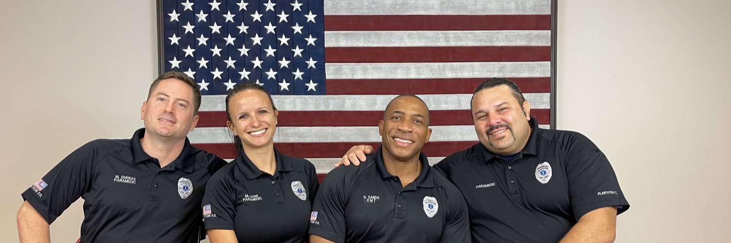 Plantation Fire Department banner