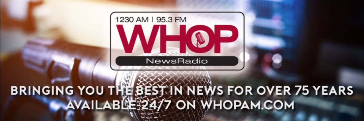 WHOP AM/FM banner