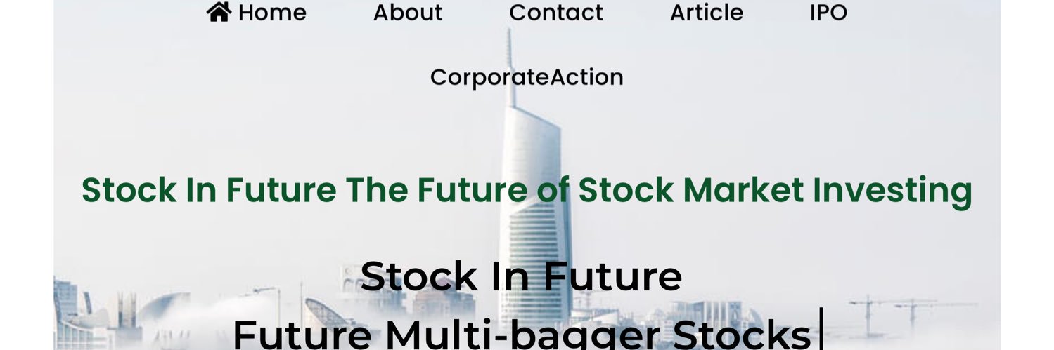 StockInFuture's profile banner image