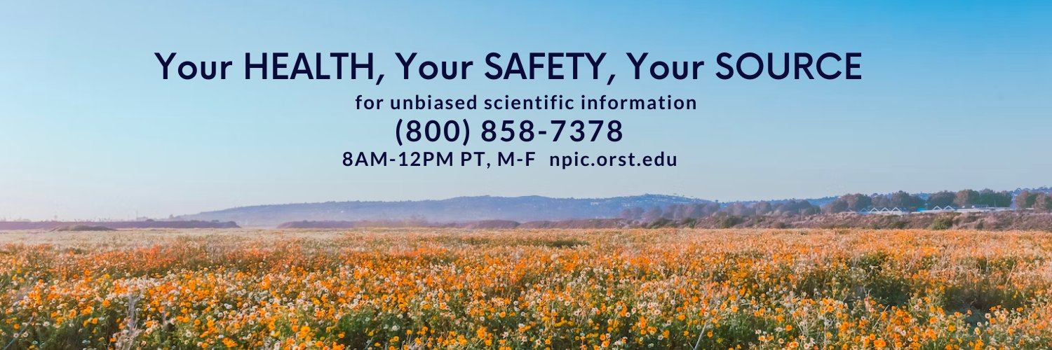 National Pesticide Information Center banner