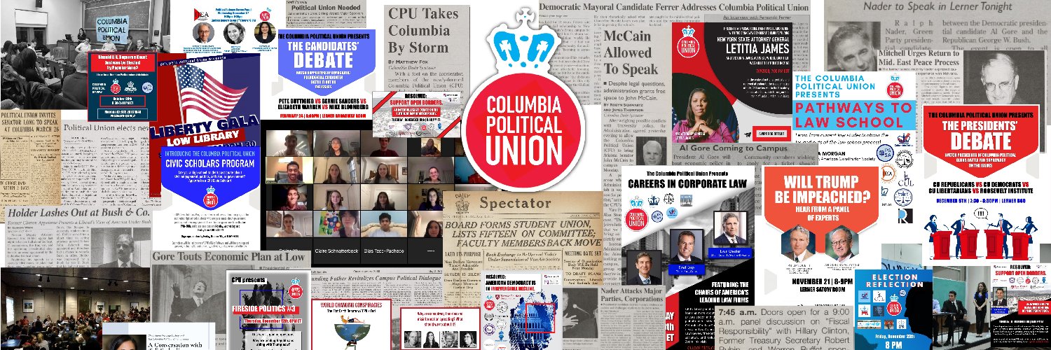 Columbia Political Union banner