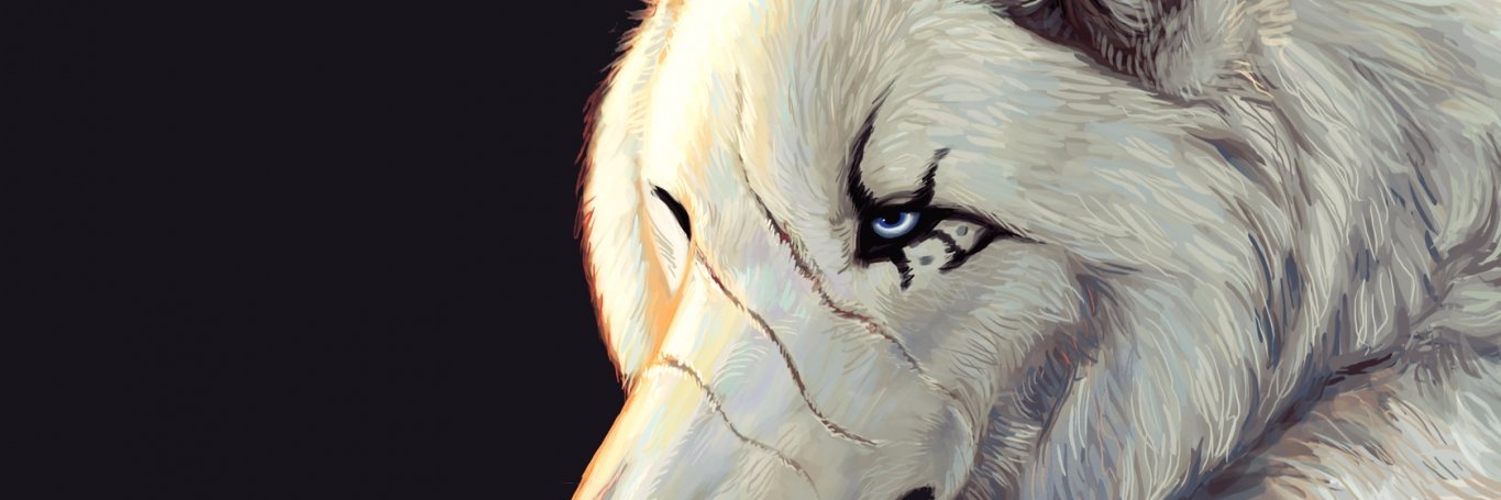 Wolf banner