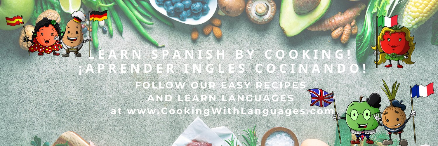 Cooking w/ Languages banner