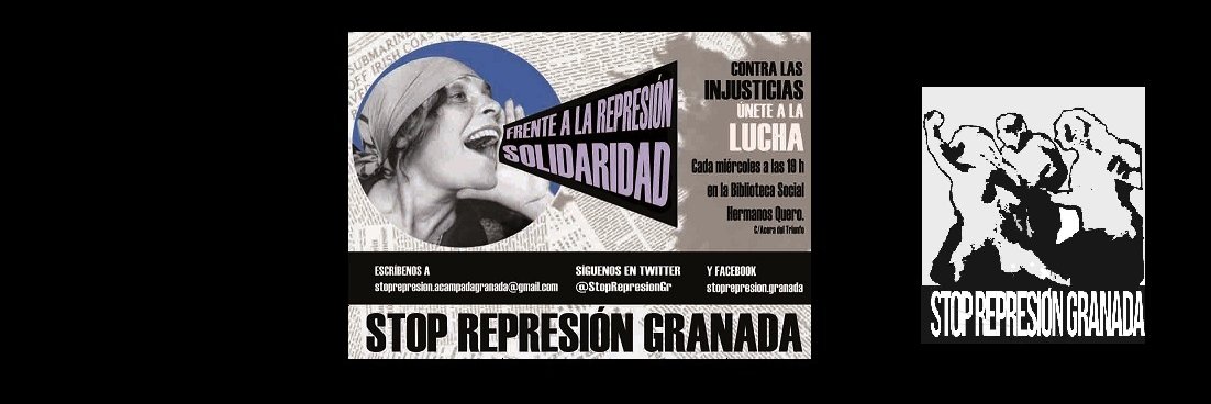 StopRepresiónGranada banner