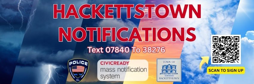 Hackettstown Police banner