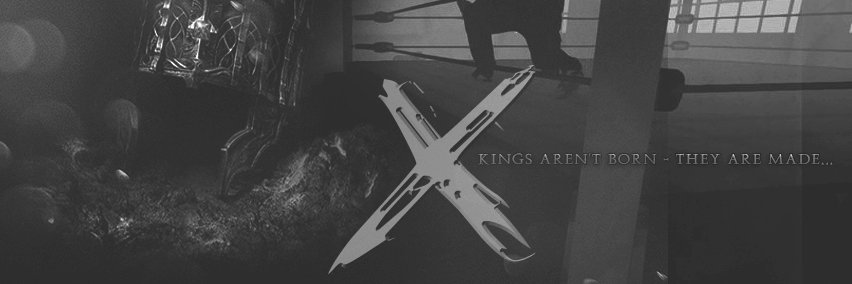 ' X ' banner