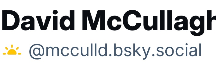 David McCullagh's banner