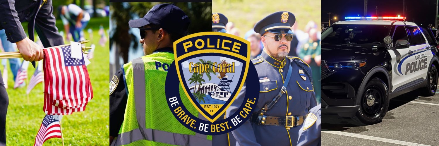 Cape Coral Police banner
