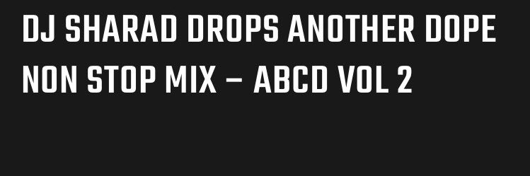 Sharad #DJUSA banner