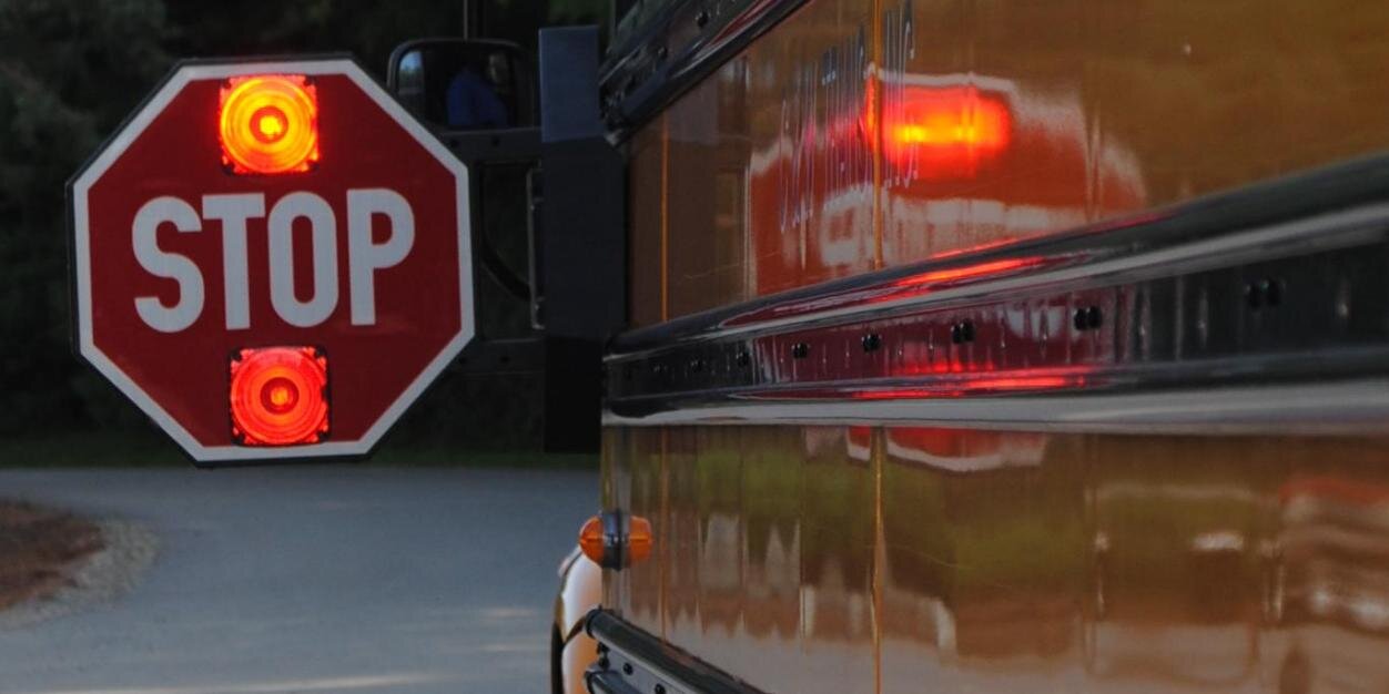 Lexington School Bus banner