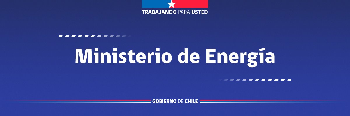 Ministerio de Energía banner