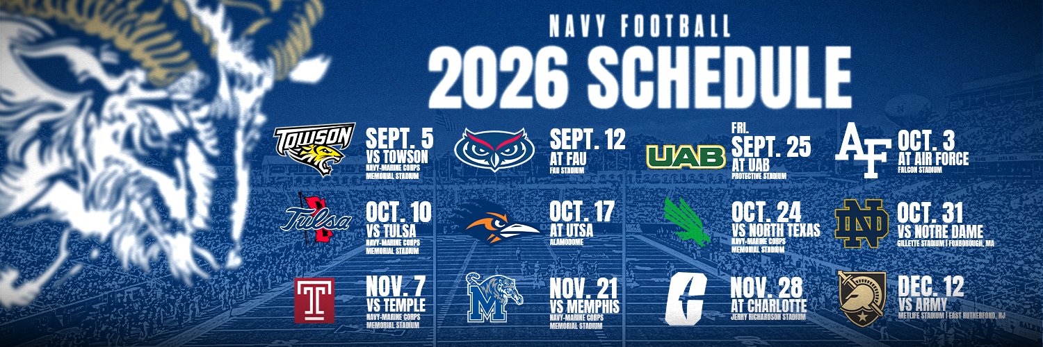 Navy Football banner