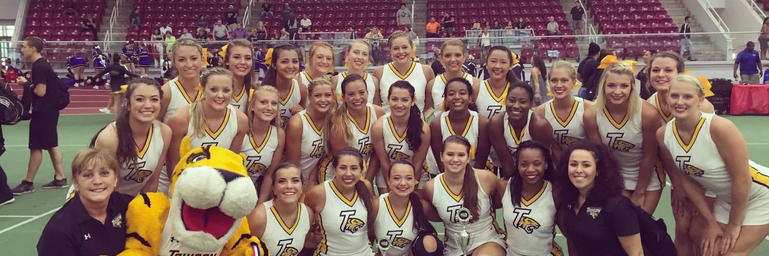 Towson Cheerleading banner