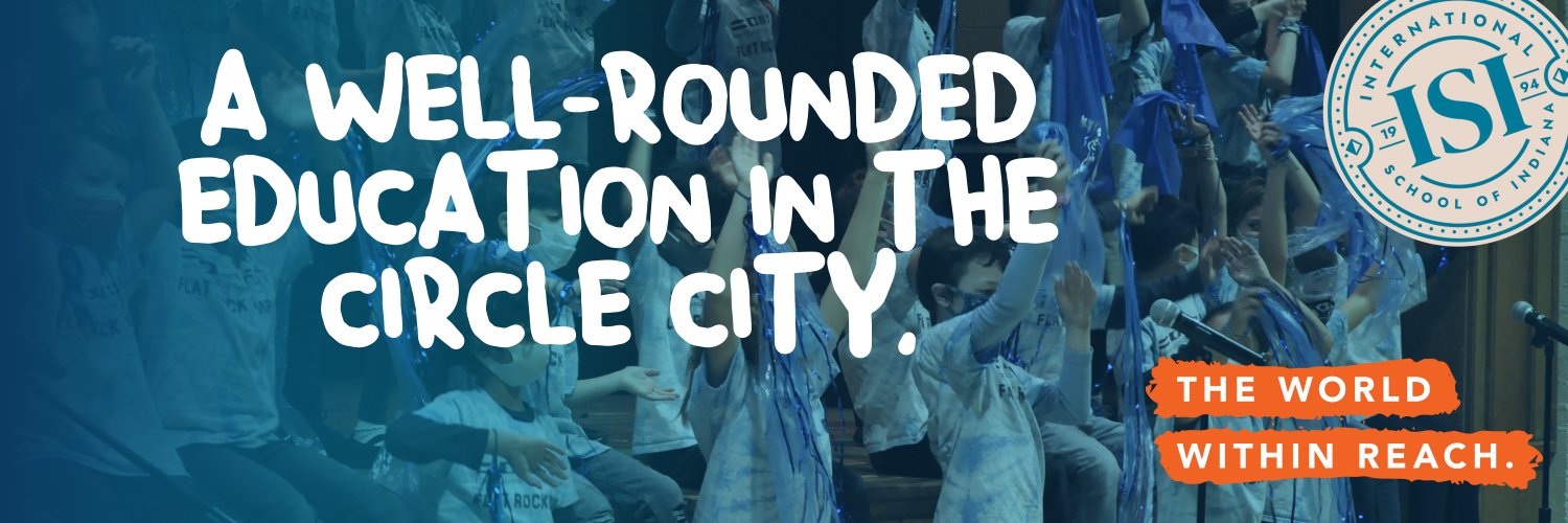 International School banner