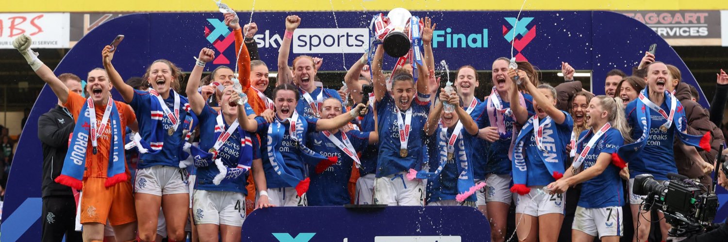 Rangers Women Official RSC 🏆❤️💙 banner