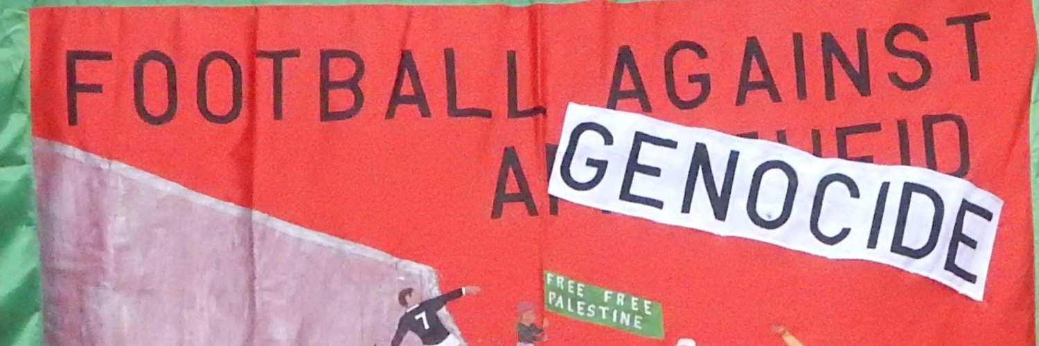 Football-V-Apartheid banner