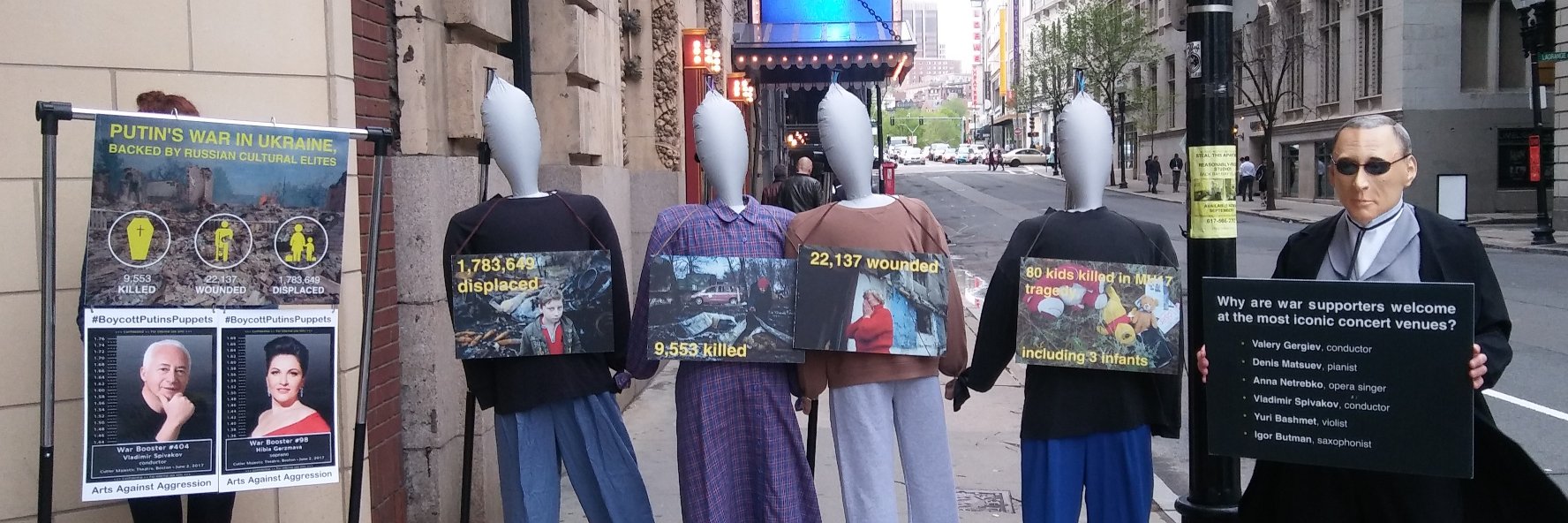 Arts Against Aggression's banner