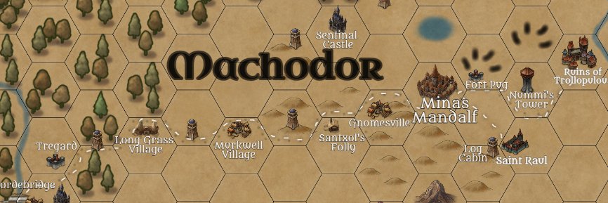 Macho Mandalf, King of Machodor banner