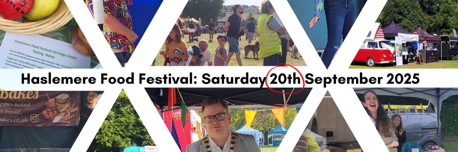 Haslemere Food Festival banner